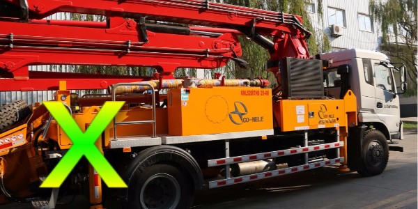 小型混凝土泵车为什么会产生侧翻，应当及早预防——科尼乐