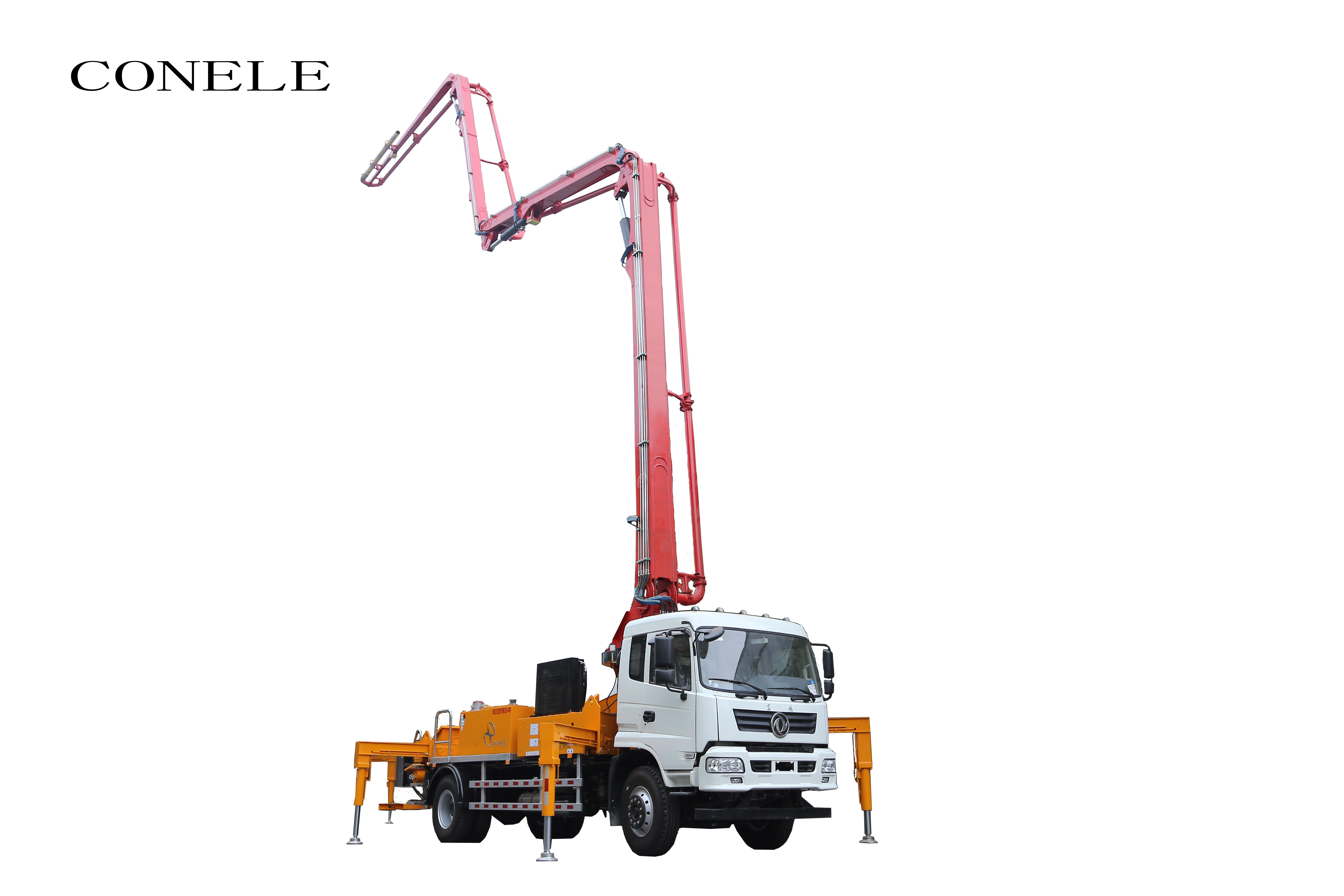 天泵，科尼乐小型混凝土泵车 