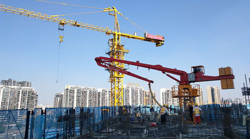 混凝土布料机筑造高楼-科尼乐集团，您正确的选择