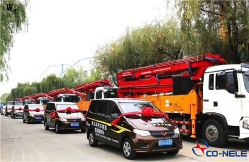 Q小型混凝土泵车价格，混凝土泵车厂家，科尼乐集团，小型泵车