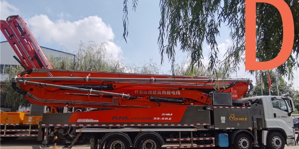 故障泵车布料杆的收杆